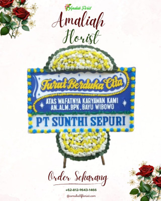 Papan Bunga Duka di Rejosari