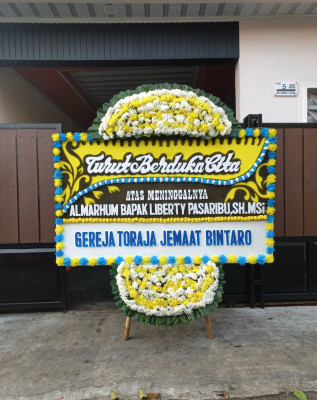 Papan Bunga Duka di Rejosari