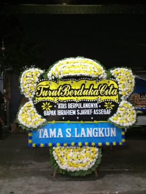 Papan Bunga Duka di Rejosari