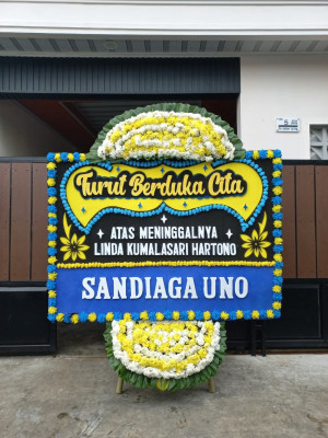 Papan Bunga Duka di Rejosari